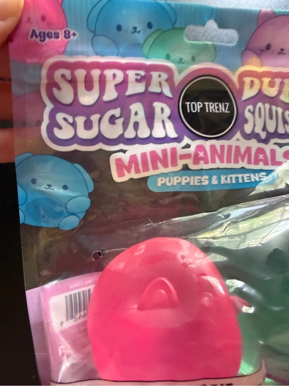 2 Squishy Top Trenz Super Duper Sugar Squisher Puppy Denard Kitten Fiona Toy